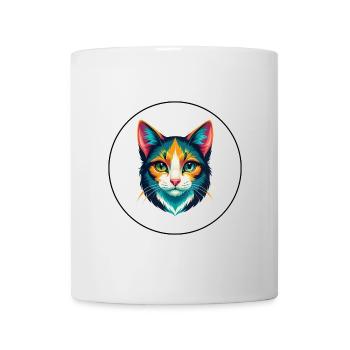 Verdünnte Kattunkatze Rasse Karikatur Kawaii Tier Haustier - Tasse - Weiß - Vorne