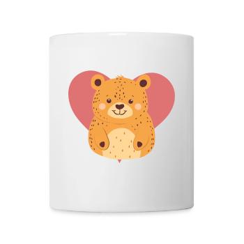 Baer Waldbewohner Stofftier - Tasse - Weiß - Vorne