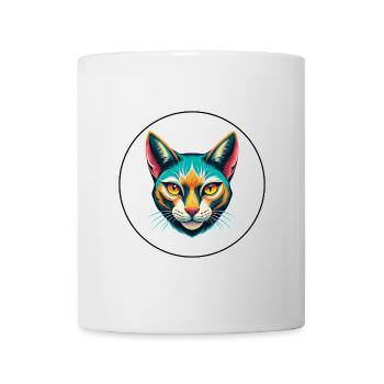 Khao Manee Chat Race Dessin Animé Kawaii Animal Pet - Mug blanc - blanc - Devant