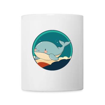 Meeresleben Wal - Tasse - Weiß - Vorne