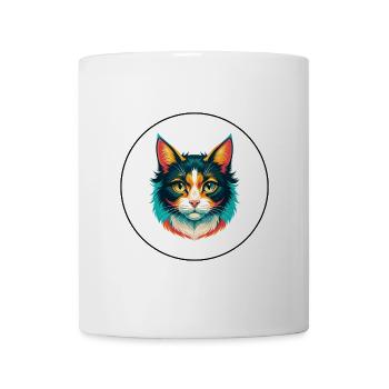 Laperm Chat Race Dessin Animé Kawaii Animal Pet - Mug blanc - blanc - Devant