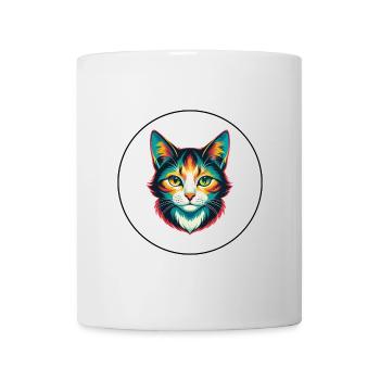 Manx Chat Race Dessin Animé Kawaii Animal Pet - Mug blanc - blanc - Devant