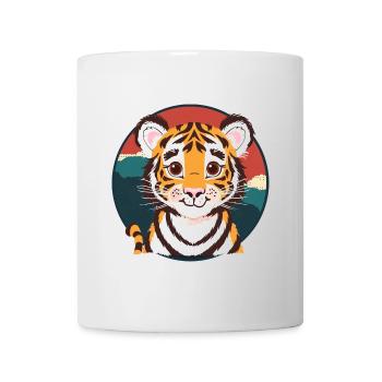 Tiger Wild Cat Lynx - Mug - white - Front