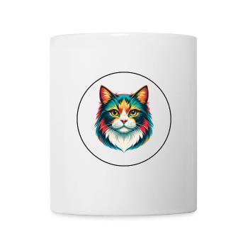 Ragamuffin Chat Race Dessin Animé Kawaii Animal Pet - Mug blanc - blanc - Devant