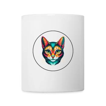 Somali Shorthair Chat Race Dessin Animé Kawaii Animal - Mug blanc - blanc - Devant