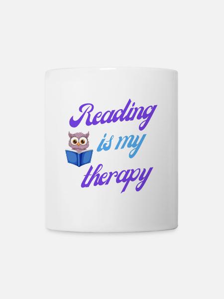 Reading therapy gift - Mug - white