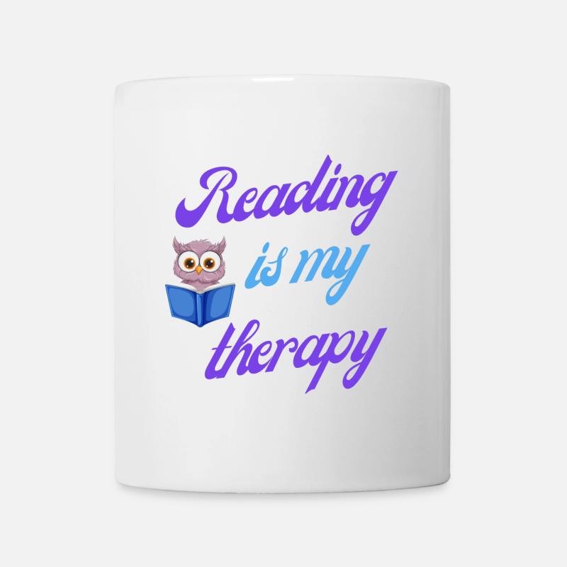 Reading therapy gift - Mug - white