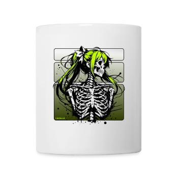 Anime Skull Girl // Totenkopf Mädchen FS0246 - Mug - white - Front