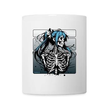 Anime Skull Girl // Totenkopf Mädchen FS0247 - Mug blanc - blanc - Devant