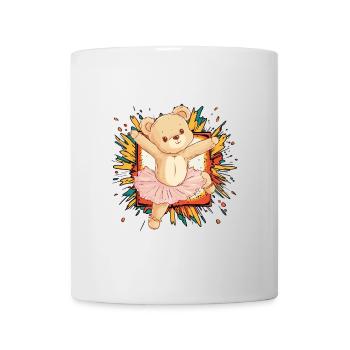 Ballerina Ballett Tänzerin - Tasse - Weiß - Vorne