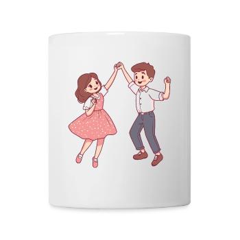 Tanzpaar Tango - Tasse - Weiß - Vorne