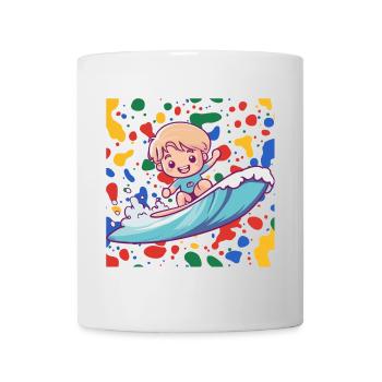 Surfer Surfing Hawaii - Mug - white - Front