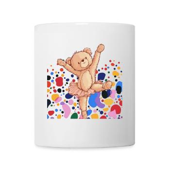 Ballerina Ballett - Tasse - Weiß - Vorne