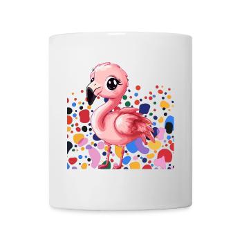 Flamingo Flamenco Rose - Mug blanc - blanc - Devant