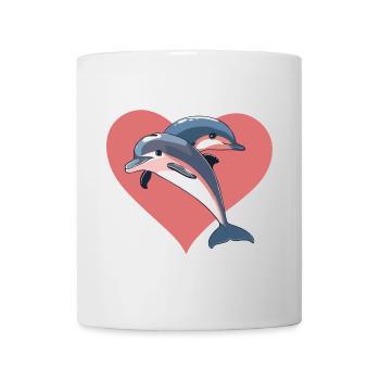 Delfin Delfine Meer - Tasse - Weiß - Vorne
