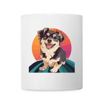 Chien Amoureux des chiens - Mug blanc - blanc - Devant