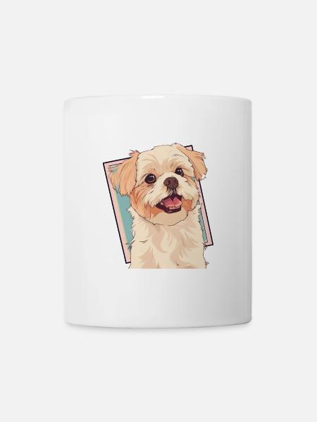 Hund Border Collie Dackel - Tasse - Weiß