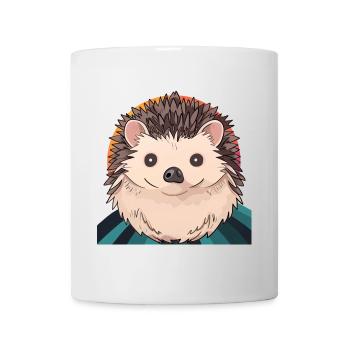 Hedgehog Spitz Spine - Mug - white - Front