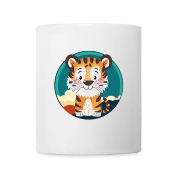 Chats-loups tigres - Mug blanc - blanc - Devant