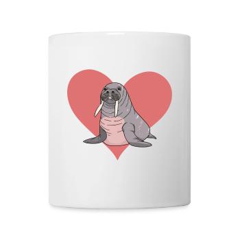 Walrus Sea Animal Sea Lion - Mug - white - Front