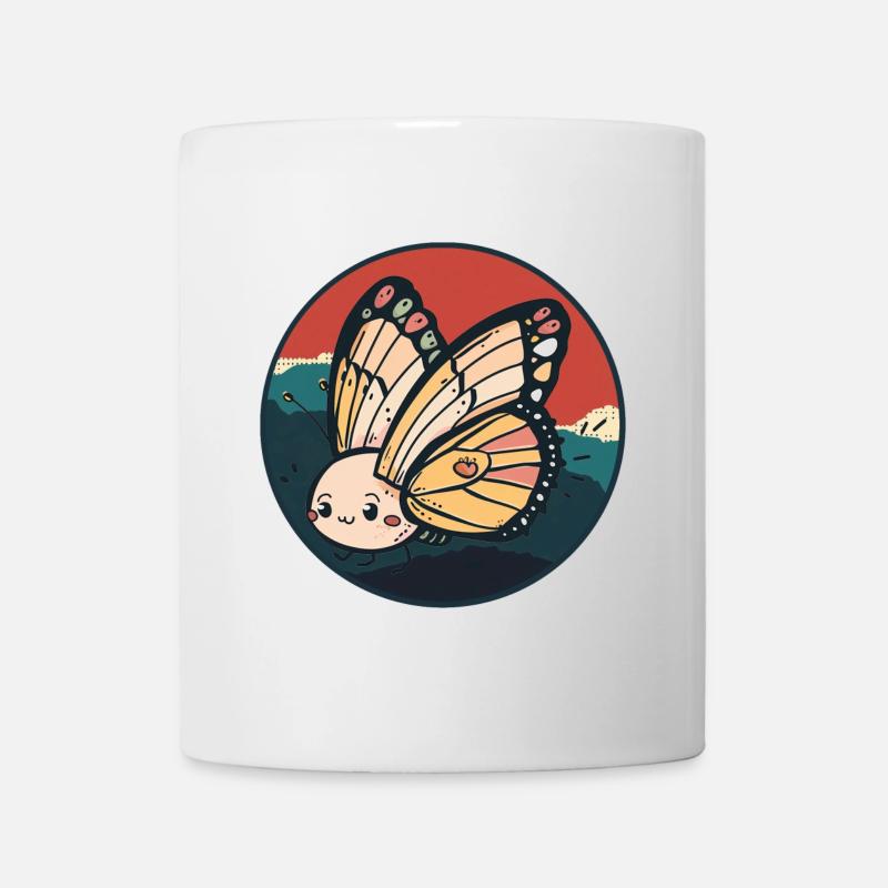 Papillon ATier - Mug blanc - blanc
