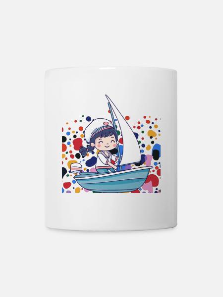 Segeln Segelboot - Tasse - Weiß