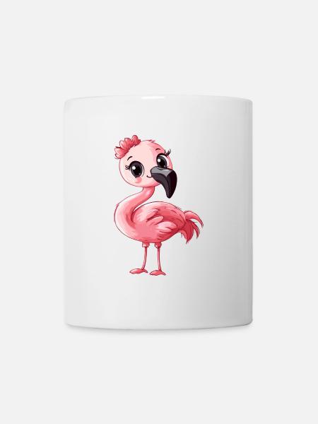 Flamant rose, sauvagine - Mug blanc - blanc