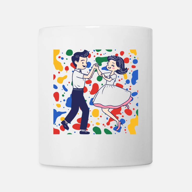 Tanzpaar Tänzer - Tasse - Weiß