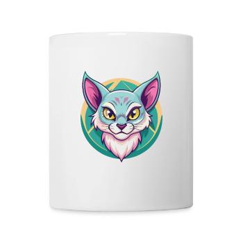 Australische Nebelkatzenrasse Cartoon Kawaii Tier - Tasse - Weiß - Vorne