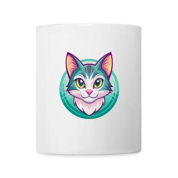 Domestic Cat Breed Cartoon Kawaii Animal Pet - Mug - white - Front
