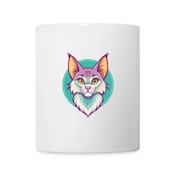 Chat Somali Race Dessin Animé Kawaii Animal Pet - Mug blanc - blanc - Devant