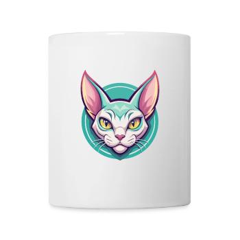 German Rex Cat Breed Cartoon Kawaii Animal Pet - Mug - white - Front