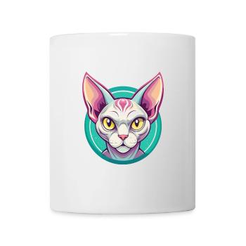 Devon Rex Chat Race Dessin Animé Kawaii Animal Pet - Mug blanc - blanc - Devant