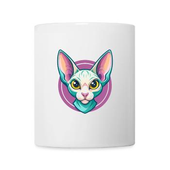 Cornish Rex Chat Race Dessin animé Kawaii Animal Pet - Mug blanc - blanc - Devant