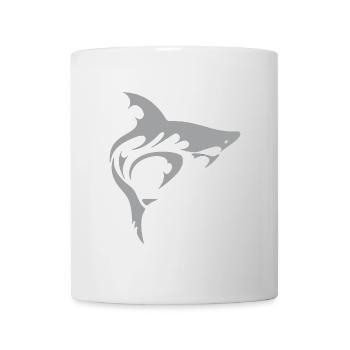 Requin - Mug blanc - blanc - Devant