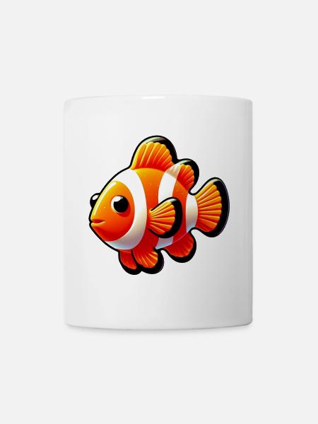 Clownfisch - Tasse - Weiß
