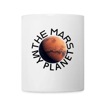 Surface martienne avec cratères - Mug blanc - blanc - Devant