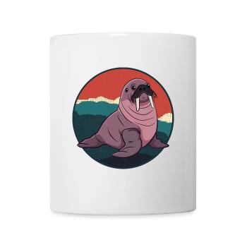 Walrus Sea Lion Sea Animal - Mug - white - Front