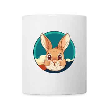 Hasenzahn Hoppelhase Häschen - Tasse - Weiß - Vorne