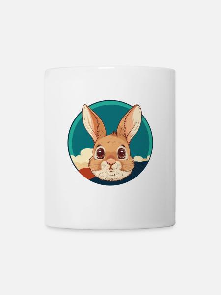Hasenzahn Hoppelhase Häschen - Tasse - Weiß
