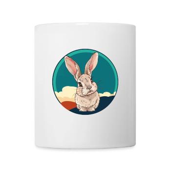 Hase Osterhase Hasenzahn - Tasse - Weiß - Vorne