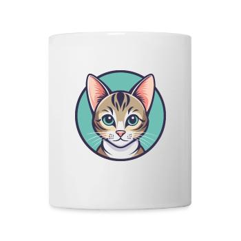 European Shorthair Cat Breed Cartoon Kawaii Animal - Mug - white - Front
