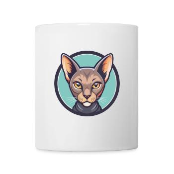 Korat Chat Race Dessin Animé Kawaii Animal Pet - Mug blanc - blanc - Devant