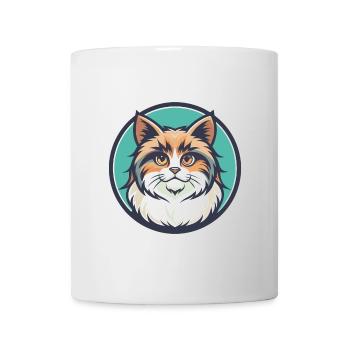 Ragamuffin Chat Race Dessin Animé Kawaii Animal Pet - Mug blanc - blanc - Devant