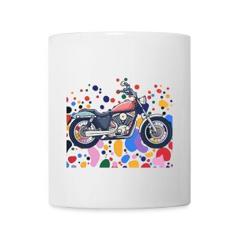 Dirt Bike Motorcycle - Mug - white - Front