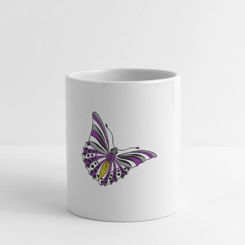 butterfly asexual non binary labrys lesbian Mug