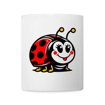Marienkäfer - Tasse - Weiß - Vorne
