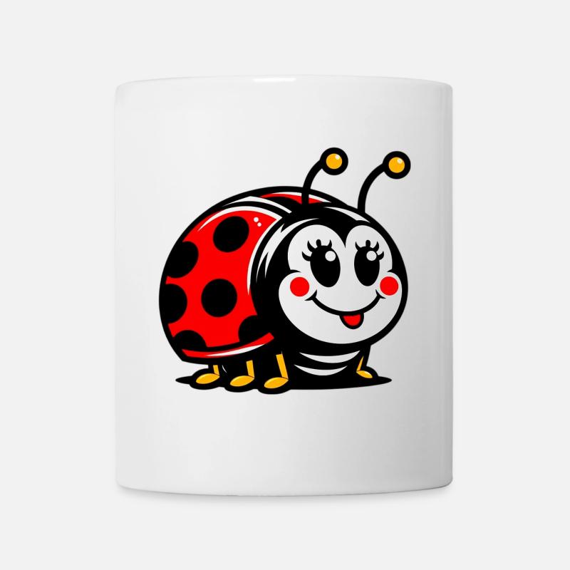 Coccinelle - Mug blanc - blanc