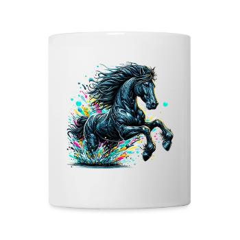 Pferd - Tasse - Weiß - Vorne