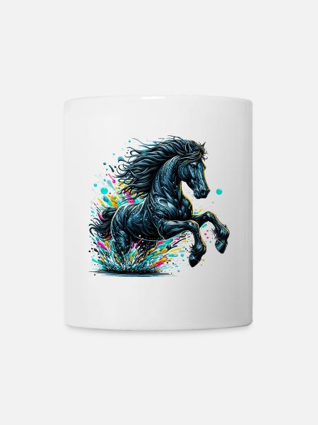 Pferd - Tasse - Weiß